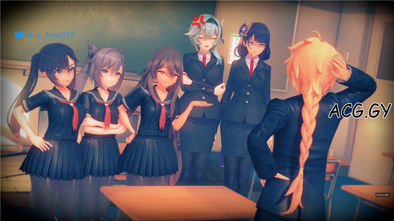 [akira Brave777] 原神学園 NTR Genshin Impact (8月重制版)